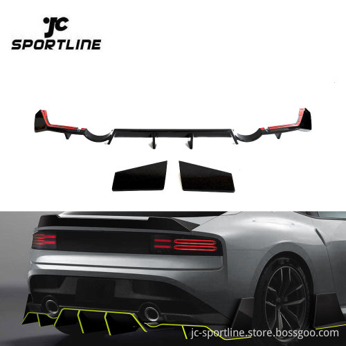 For Nissan Z 400Z 2023 Prepreg Dry Carbon Fiber Rear Bumper Diffuser Lip Spoiler RZ34